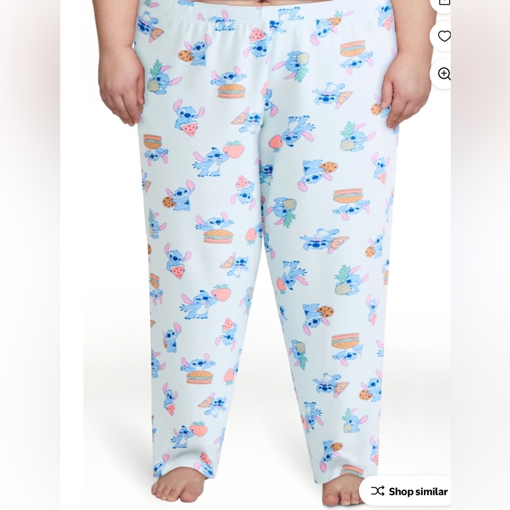 Nwt Disney Stitch Blue and Pink Women's Sleep Pants